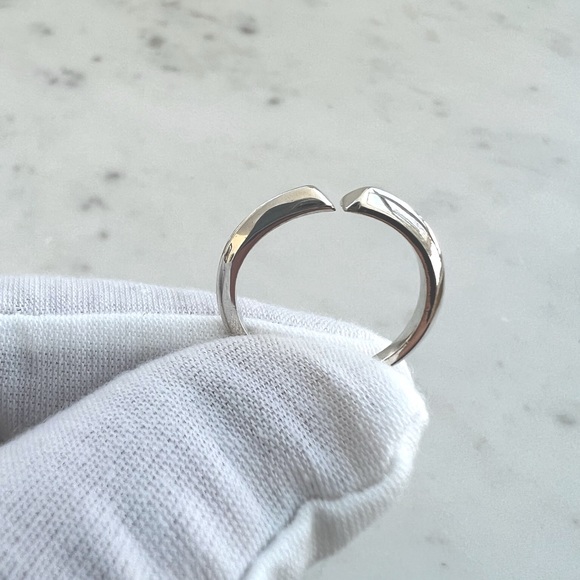 Sale $12 Firm! .925 Sterling Silver Heart Open Ended Ring - Picture 16 of 17